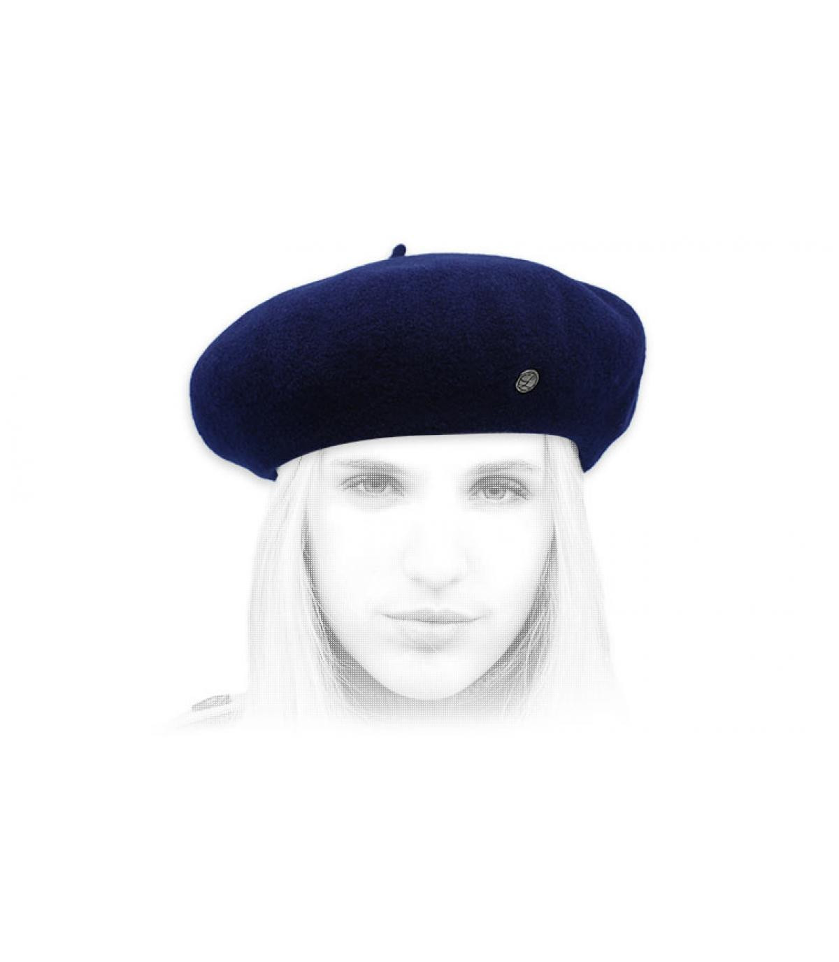berretto di cashmere blu scuro Cashmere night berretto di cashmere blu scuro Cashmere night